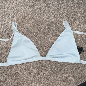 LA Hearts ribbed bikini top
